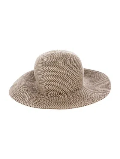 Pre-owned Eric Javits Sun Hat In Neutral