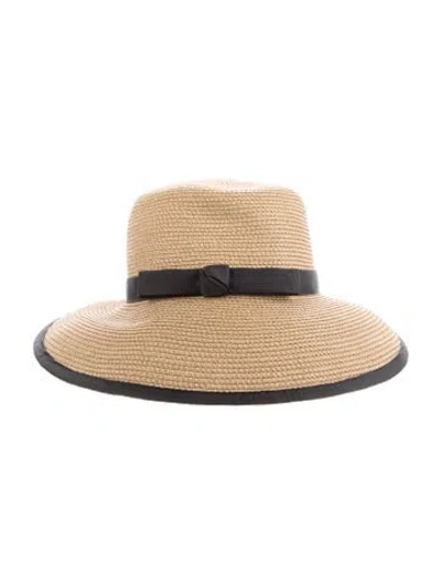 Pre-owned Eric Javits Sun Hat In Neutrals