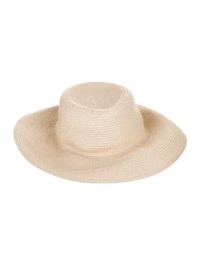 Pre-owned Eric Javits Sun Hat In Neutrals