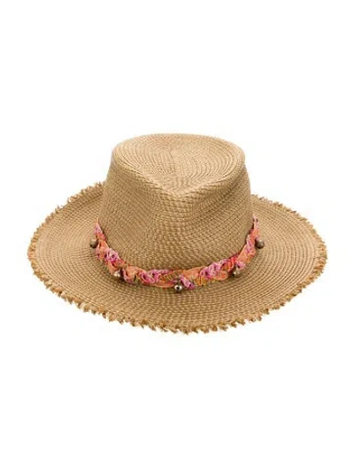 Pre-owned Eric Javits Sun Hat In Neutrals