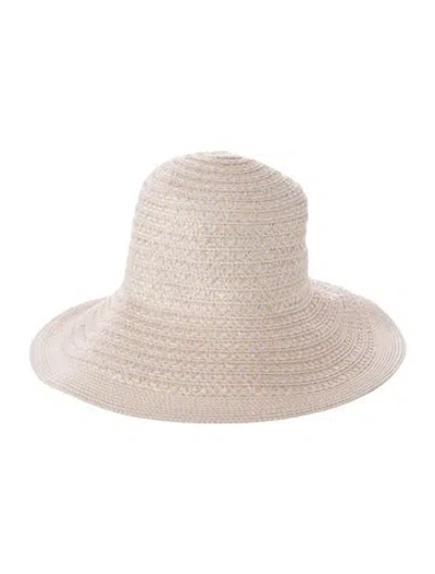 Pre-owned Eric Javits Sun Hat In Neutrals
