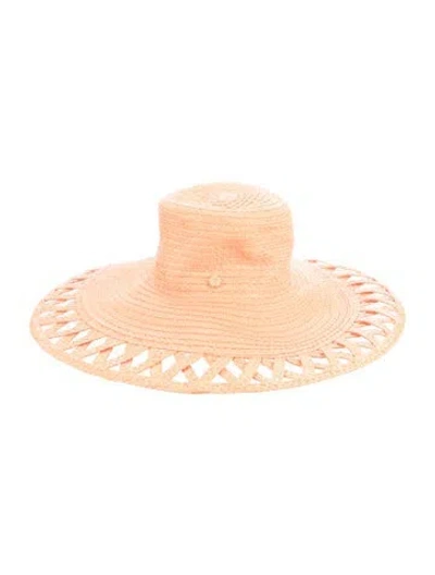 Pre-owned Eric Javits Sun Hat In Orange