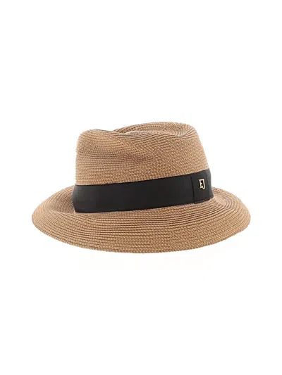 Pre-owned Eric Javits Sun Hat In Tan