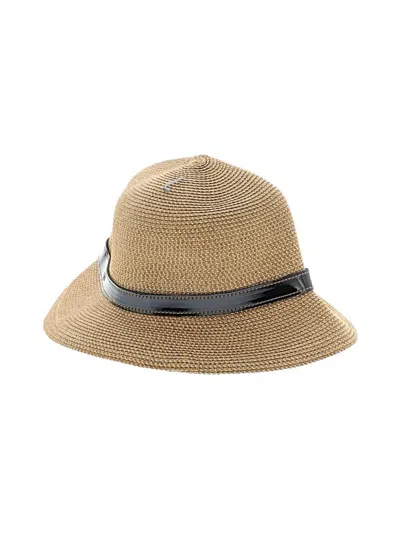 Pre-owned Eric Javits Sun Hat In Tan