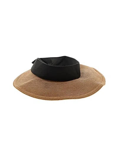 Pre-owned Eric Javits Sun Hat In Tan