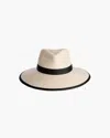 Eric Javits Suncrest Cream Black In Cream/black
