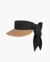 Eric Javits Tie Visor In Black