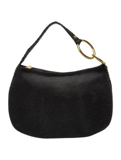 Pre-owned Eric Javits Top Handle Bag In Black