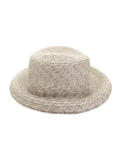 Pre-owned Eric Javits Top Hat In Grey