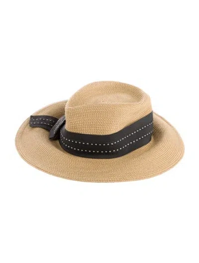 Pre-owned Eric Javits Trilby Straw Hat