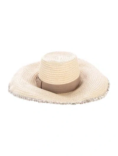 Pre-owned Eric Javits Upf 50+ Sun Hat W/tags In Neutral
