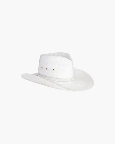 Eric Javits Western Hat In Originalwhite