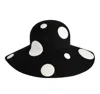 Eric Javits Winter Dotti In Black/white