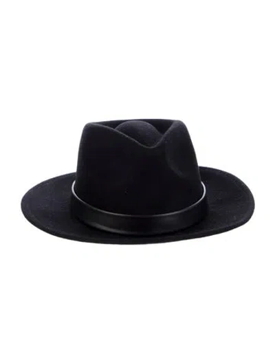 Pre-owned Eric Javits Women's Fedora Hat W/ Tags In Black