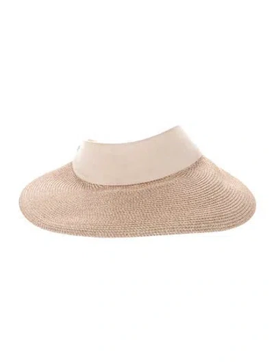 Pre-owned Eric Javits Women's Sun Hat In Neutral