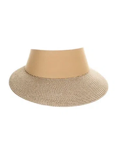 Pre-owned Eric Javits Women's Sun Visor In Neutrals