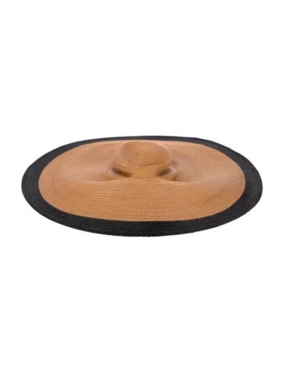 Pre-owned Eric Javits Womens' Straw Sun Hat