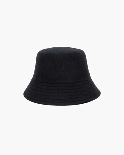 Eric Javits Wool Bucket In Black
