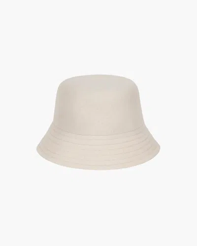 Eric Javits Wool Bucket In White