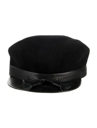 Pre-owned Eric Javits Wool Hat In Black