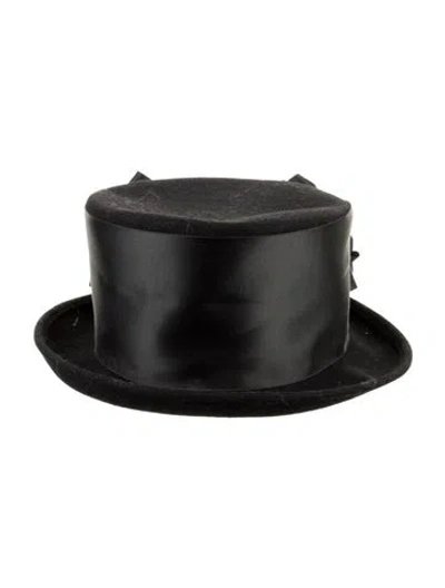 Pre-owned Eric Javits Wool Hat. In Black