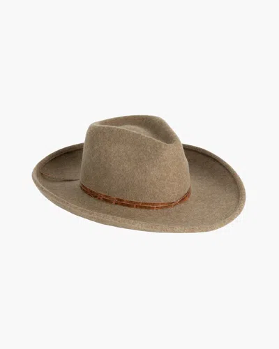 Eric Javits Wool Western In Camel