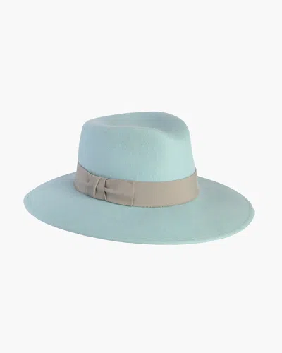 Eric Javits Wool Zora Felt Fedora Hat In Misty