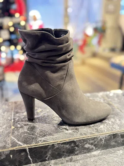 Eric Michael Andes Heeled Boot In Grey In Multi