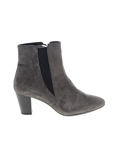 Pre-owned Eric Michael Ankle Boots In Gray