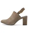 Eric Michael Blanche Kid Suede Bootie In Taupe In Grey