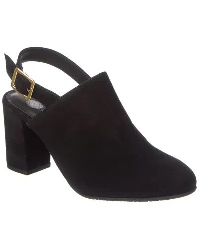 Eric Michael Blanche Suede Slingback Pump In Black