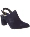 Eric Michael Blanche Suede Slingback Pump In Blue