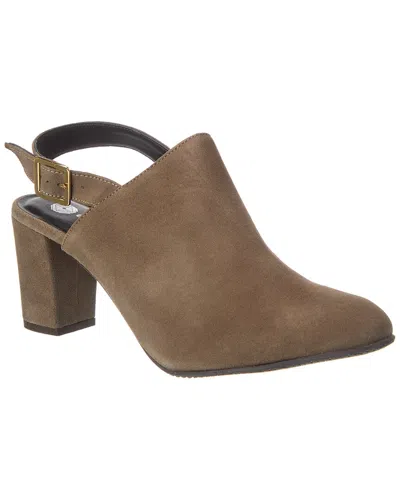 Eric Michael Blanche Suede Slingback Pump In Brown