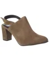 Eric Michael Blanche Kid Suede Bootie In Taupe In Brown