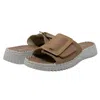 ERIC MICHAEL DARLA LEATHER SLIDES IN NUDE