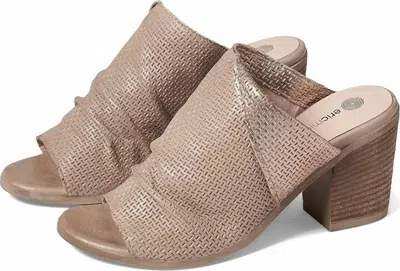 Eric Michael Eclipse Sandals In Taupe In Beige
