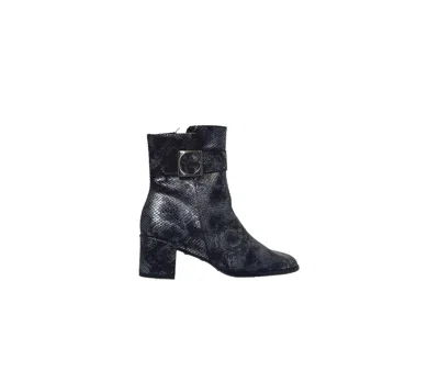 Eric Michael Fawn Metalic In Blue Metalic In Black