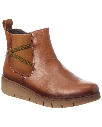 Eric Michael Harper Short Leather Boot In Brown