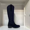 Eric Michael Laredo In Denim/blk Suede In Multi