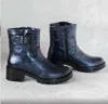 Eric Michael Leah Boot In Blue Shiny In Multi