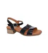 Eric Michael Mimi Sandal In Black Combo In Black