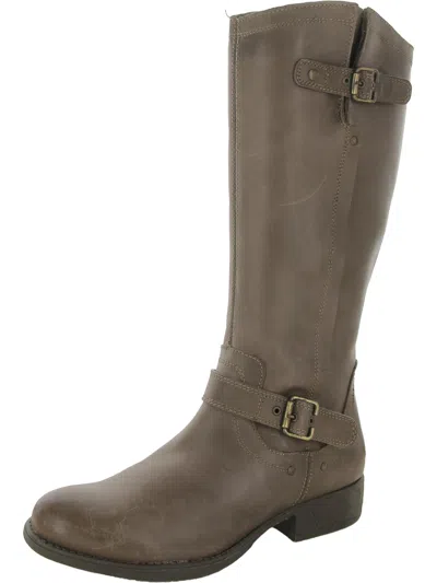 Eric Michael Montana Womens Leather Knee-high Boots In Brown