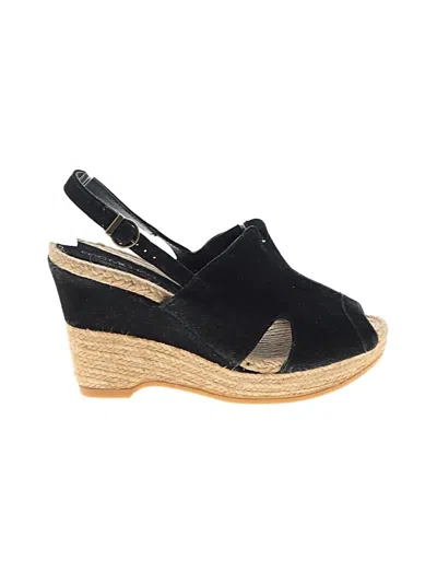Pre-owned Eric Michael Wedges In Black