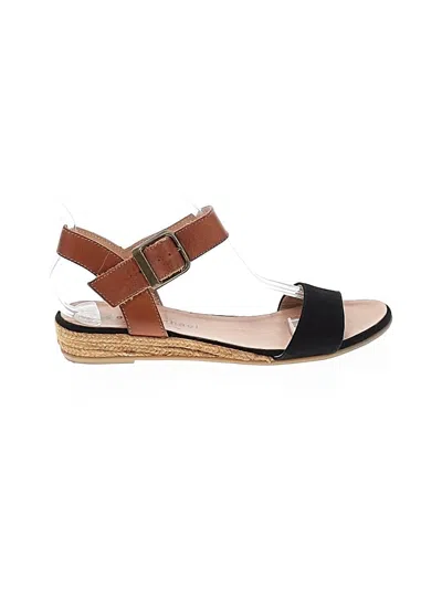 Pre-owned Eric Michael Wedges In Brown