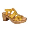 ERIC MICHAEL WHITNEY SANDALS IN YELLOW