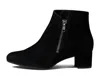 Eric Michael Women's Alexis Ankle Boots In Black Suede In Black