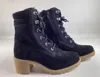 Eric Michael Women Amelia Lace Up Boots In Black In Blue