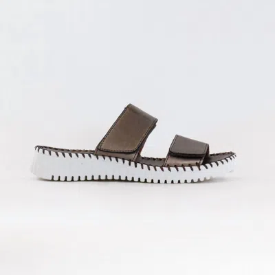 Eric Michael Women's Angie Sandal In Pewter In Brown