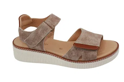 Eric Michael Women's Ariana Sandal In Beige In Brown