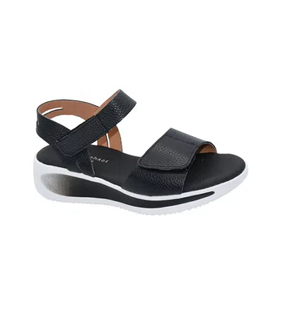 Eric Michael Women's Augusta Open-toe Sandal In Black In Blue
